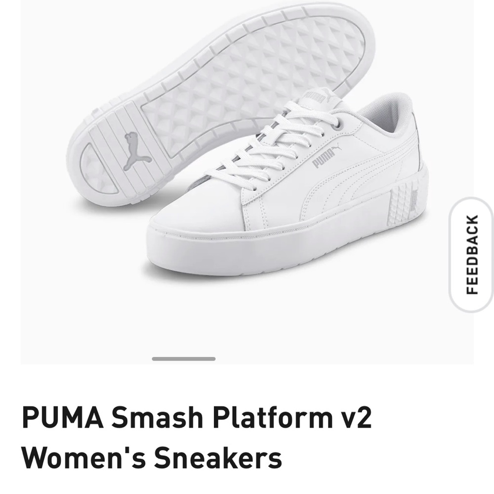 Puma smash platform v2 womens sneakers